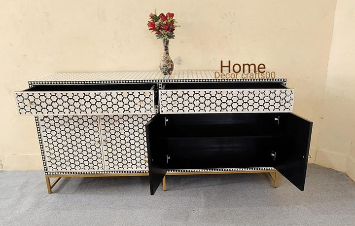 Handmade bone inlay Targua Design Buffet, Cabinet, living room furniture, bone inlay furniture